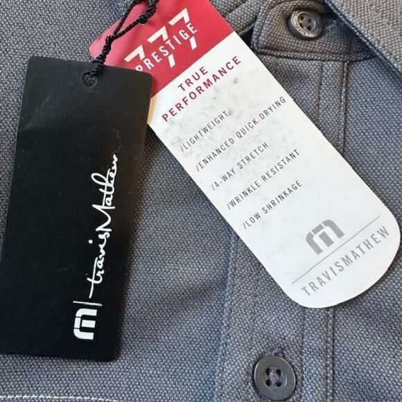 Travis Mathew Dark Gray Golf Polo in Size XL (NWT) - Picture 5 of 9